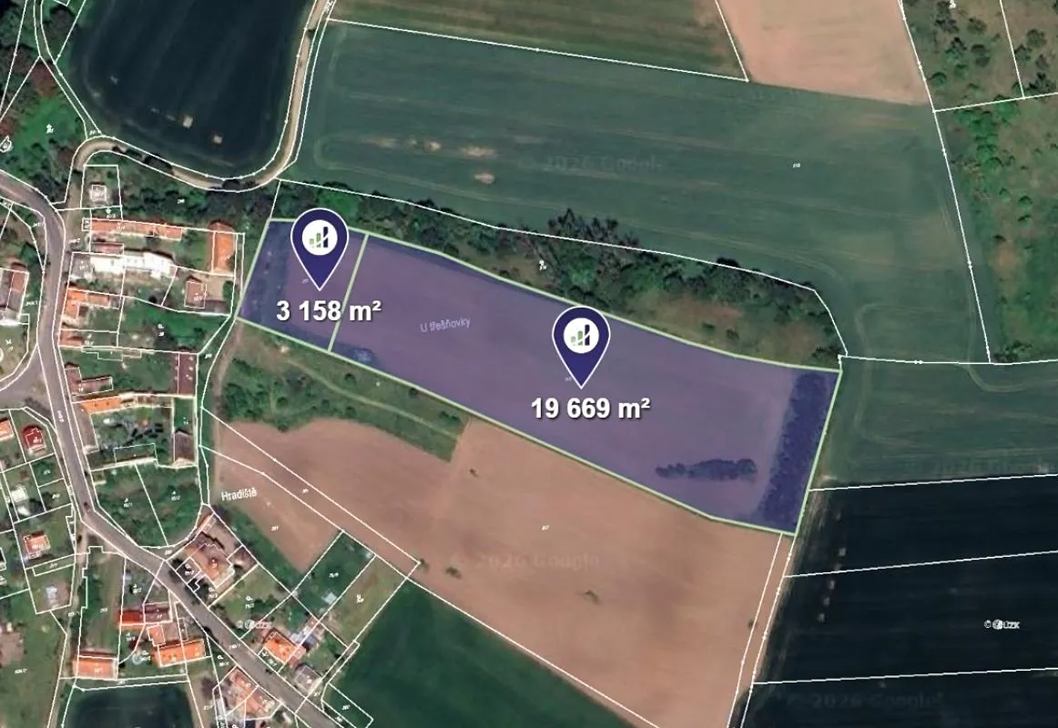 Prodej pole 22827 m²