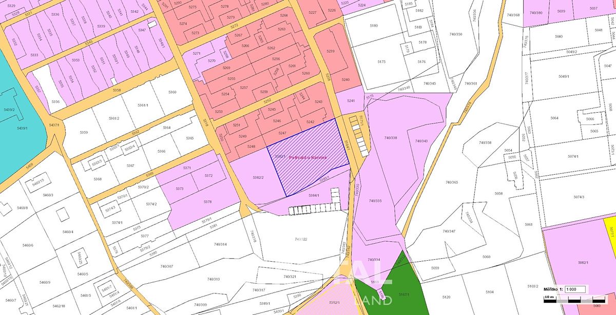 Prodej stavebního pozemku 2458 m² – fotografie 2