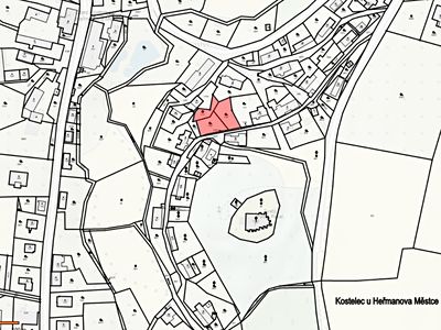 Prodej stavebního pozemku 1054 m²