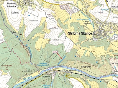 Dražba  lesa 10 096 m²