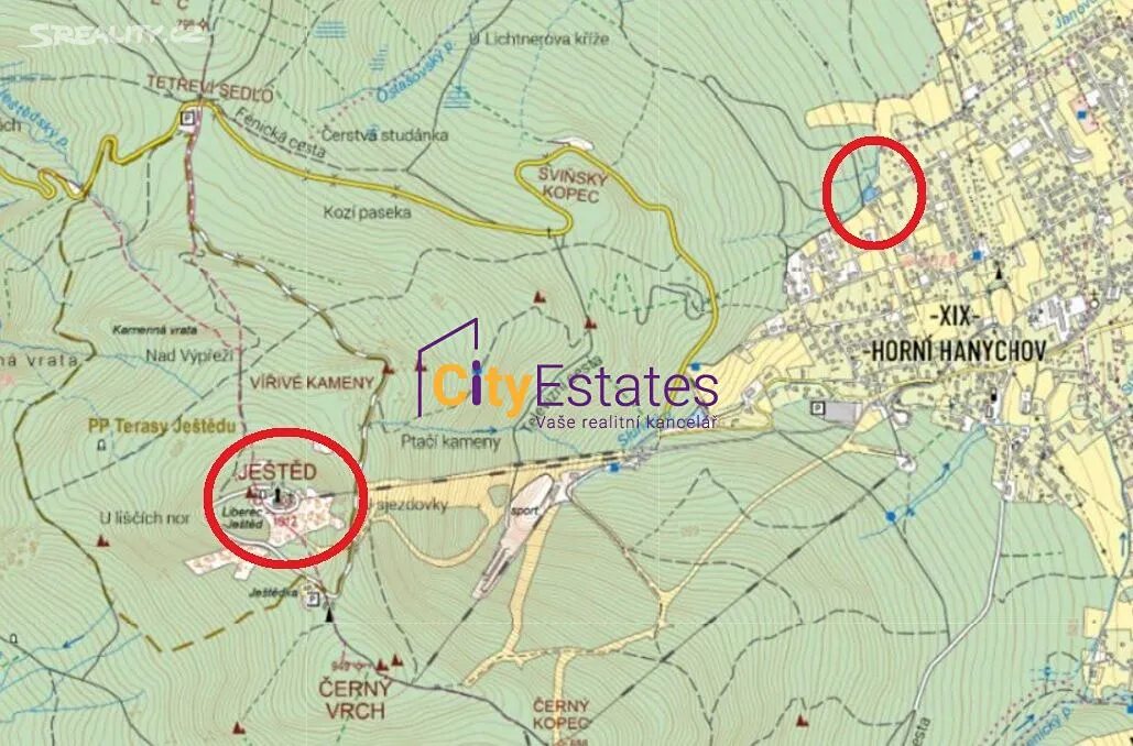 Prodej stavebního pozemku 1532 m² – další
