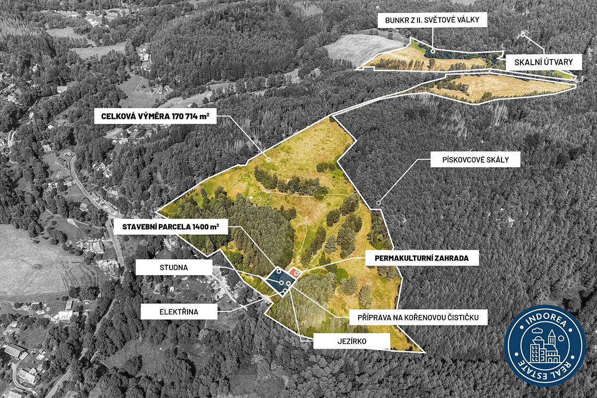 Prodej stavebního pozemku 170714 m²