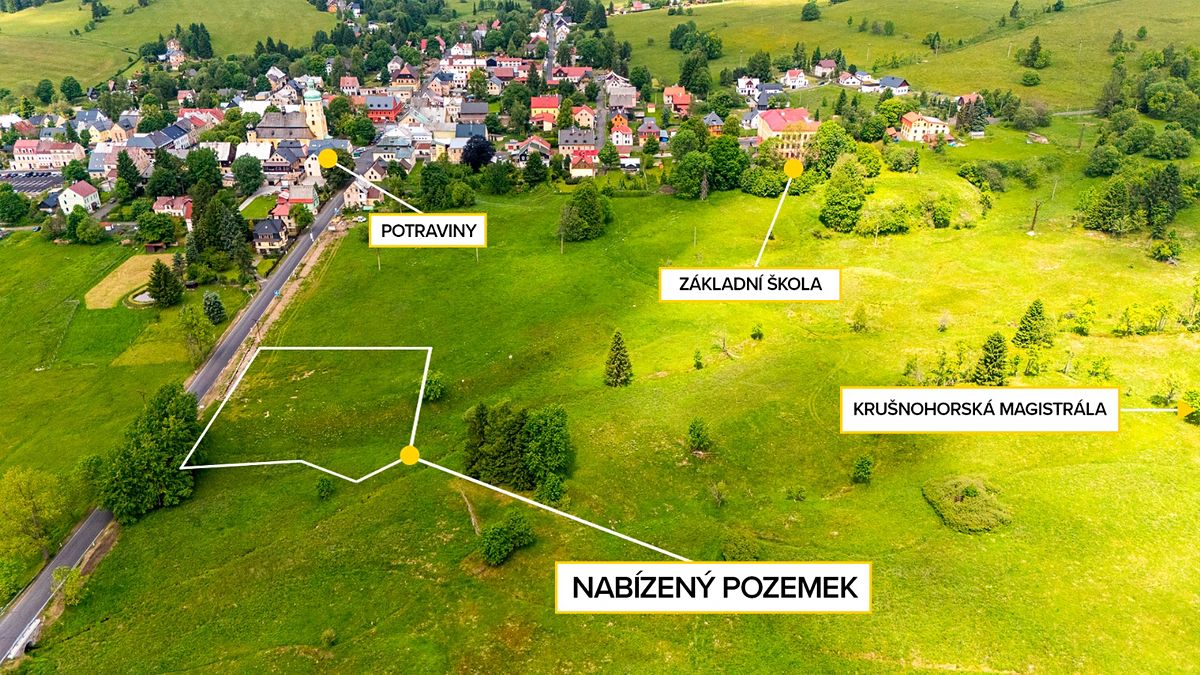 Prodej stavebního pozemku 1480 m²