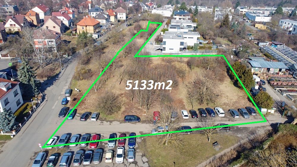Prodej pozemku 5133 m², Praha – fotka 1 z 3