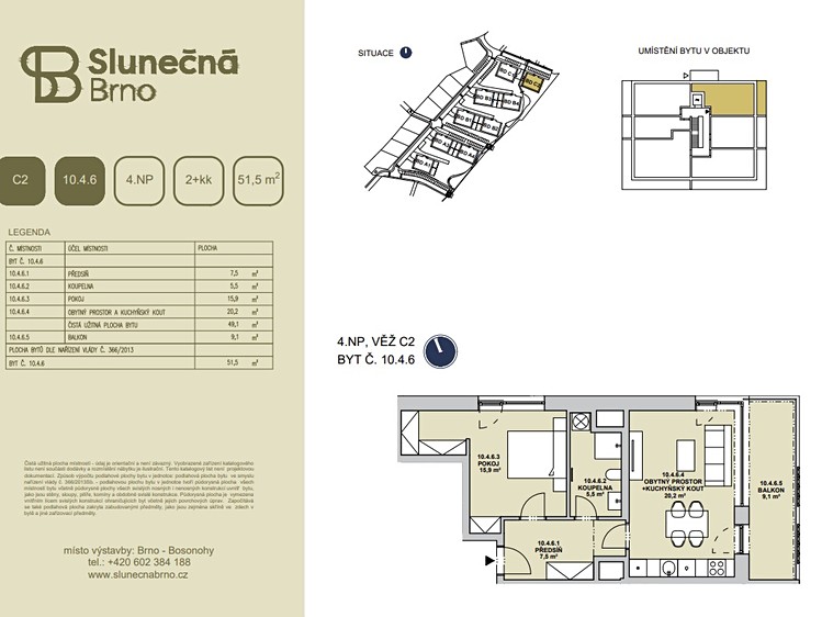 Wohnung 2+kk zum Kauf, 51 m² (6 von 8)
