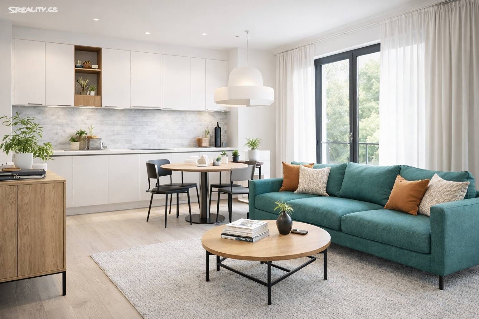 Pronájem bytu 2+kk 60 m² – pohled 3