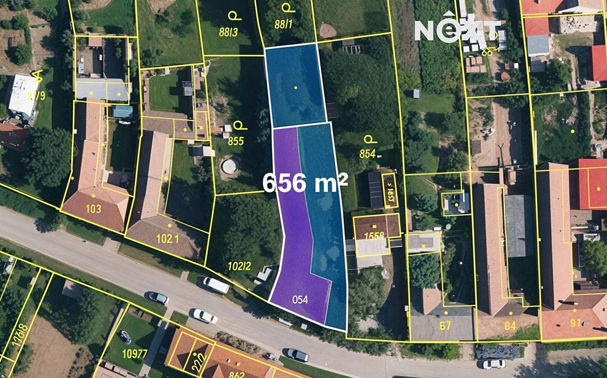Prodej stavebního pozemku 656 m²