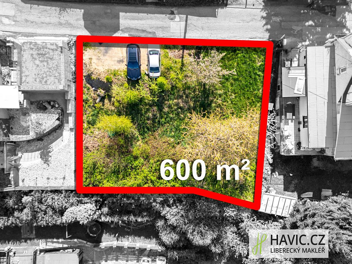 Prodej stavebního pozemku 600 m² – fotografie 2