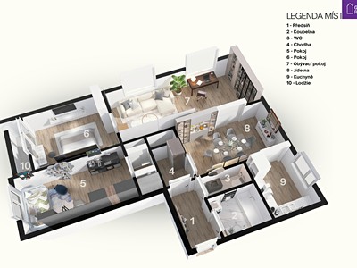 Prodej bytu 3+1 76 m²
