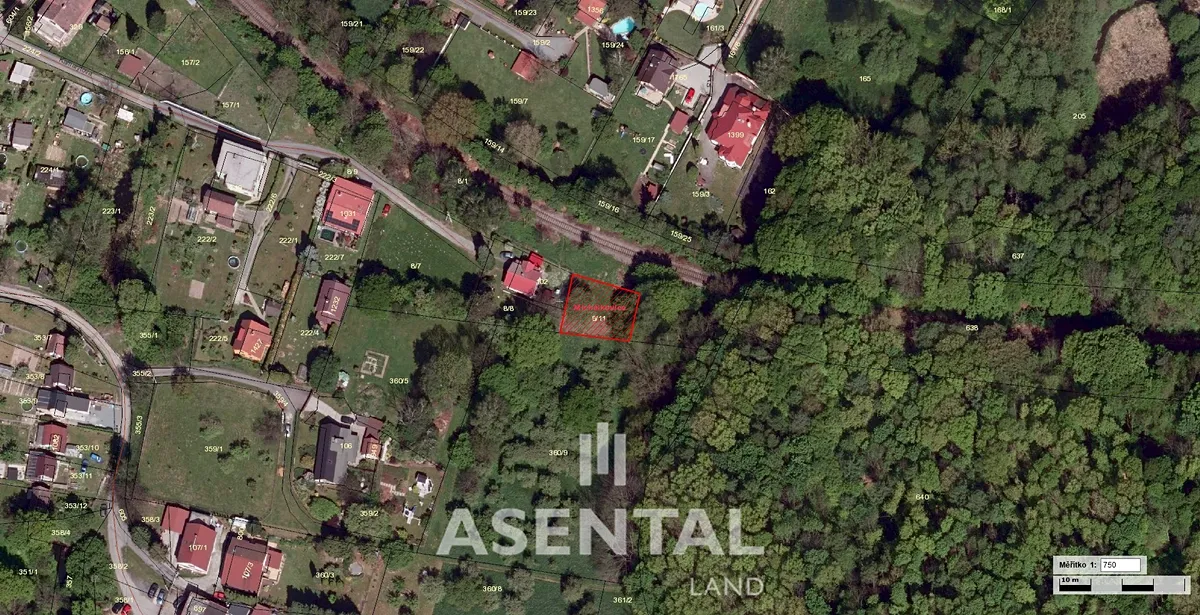 Prodej stavebního pozemku 381 m²