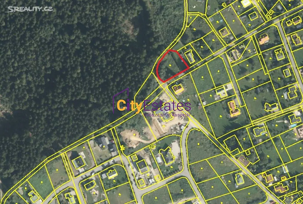 Prodej stavebního pozemku 1532 m² – pohled 6