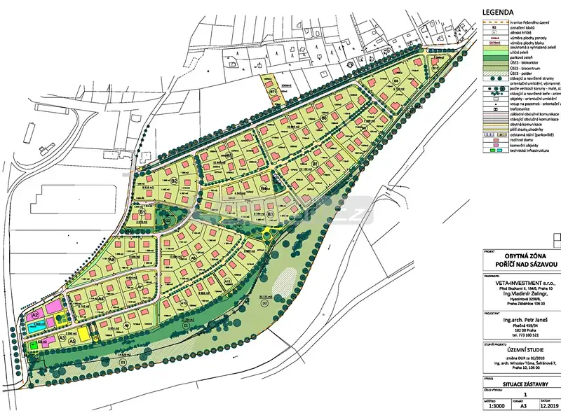 Prodej stavebního pozemku 1249 m², Poříčí nad Sázavou – náhled fotky 3