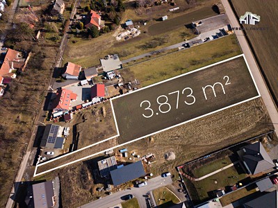 Prodej  stavebního pozemku 3 873 m²