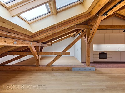 Pronájem bytu 1+kk 97 m² (Podkrovní)