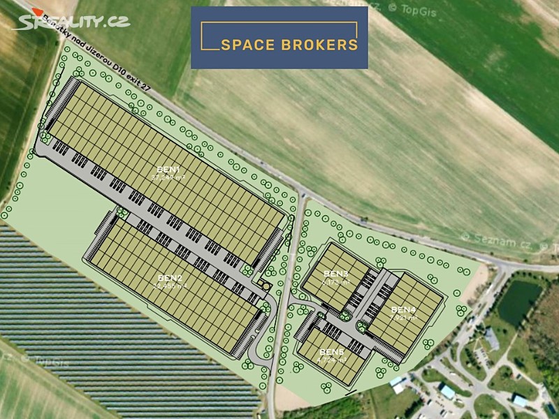 Pronájem skladového prostoru 2 500 m² – pohled 2
