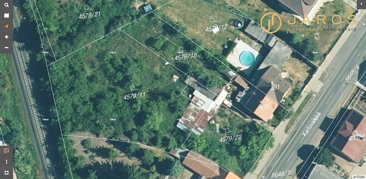 Prodej stavebního pozemku 1678 m² – fotografie 2