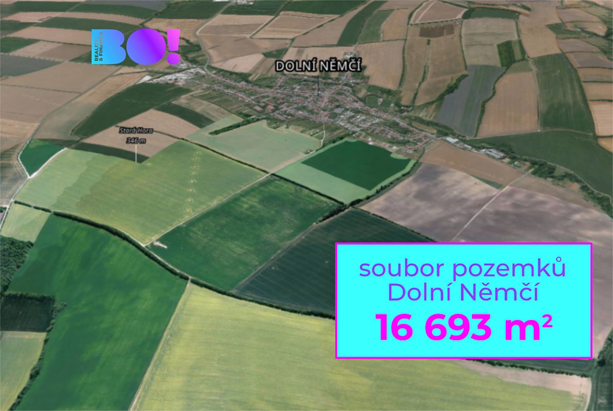 Prodej pole 16693 m², Dolní Němčí – fotka 1 z 3