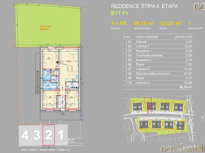 Prodej bytu 4+kk 90 m², Zlín – náhled fotky 2