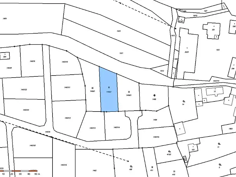 Prodej stavebního pozemku 1000 m², Postupice – náhled fotky 2