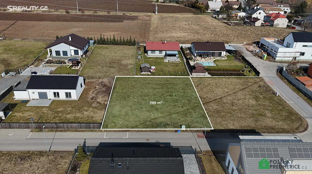 Prodej stavebního pozemku 789 m², Předměřice nad Labem