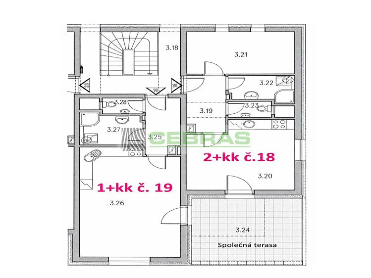 Квартира 1+kk на продаж, 47 м² (10 з 10)