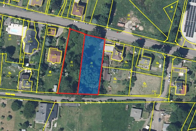 Prodej stavebního pozemku 1126 m²
