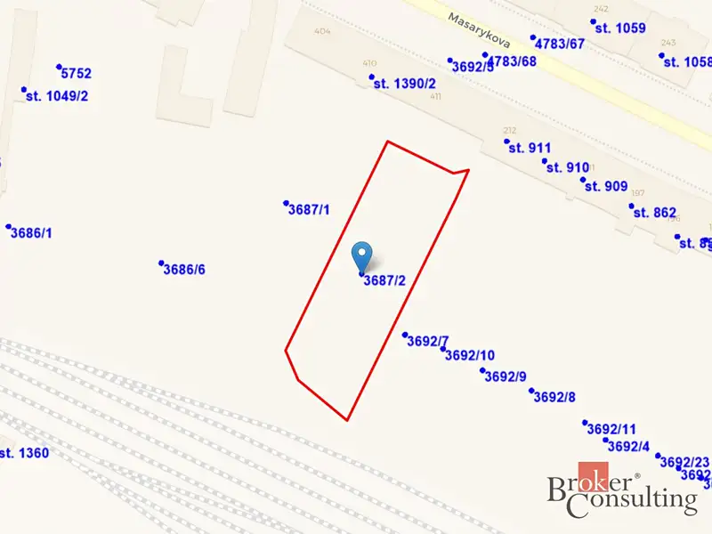 Prodej zahrady 1178 m², Domažlice – náhled fotky 3