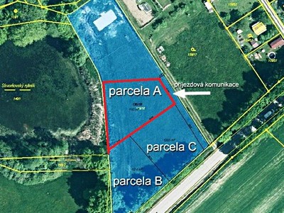 Prodej  stavebního pozemku 1 110 m²
