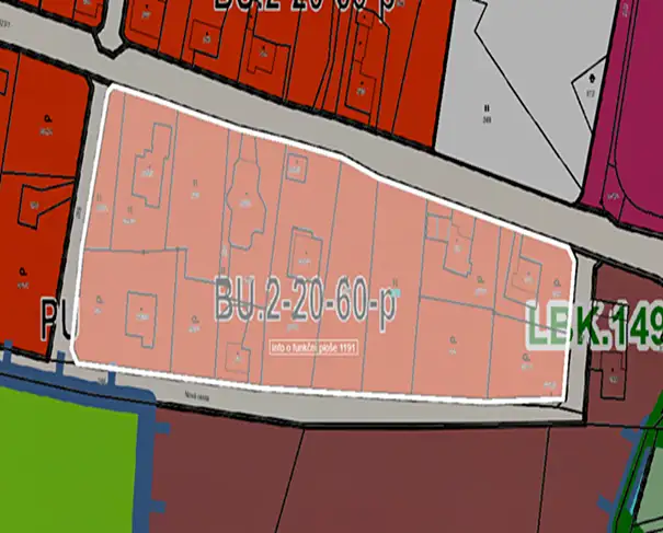 Prodej stavebního pozemku 1126 m², Liberec – náhled fotky 3