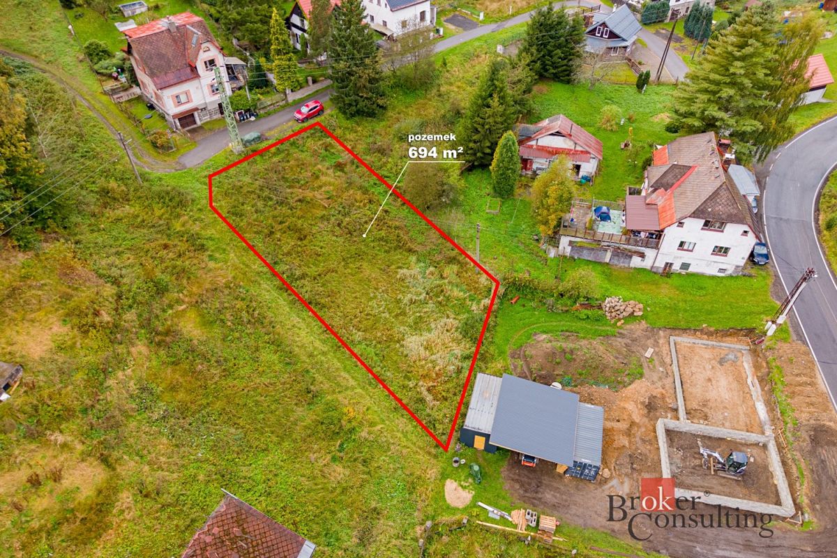 Prodej stavebního pozemku 694 m² – fotografie 2
