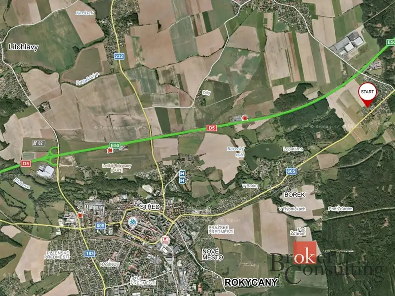 Prodej komerčního pozemku 3290 m², Svojkovice – náhled fotky 2