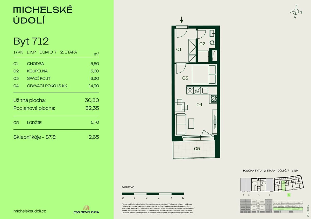Prodej bytu 1+kk 32 m² – fotografie 4