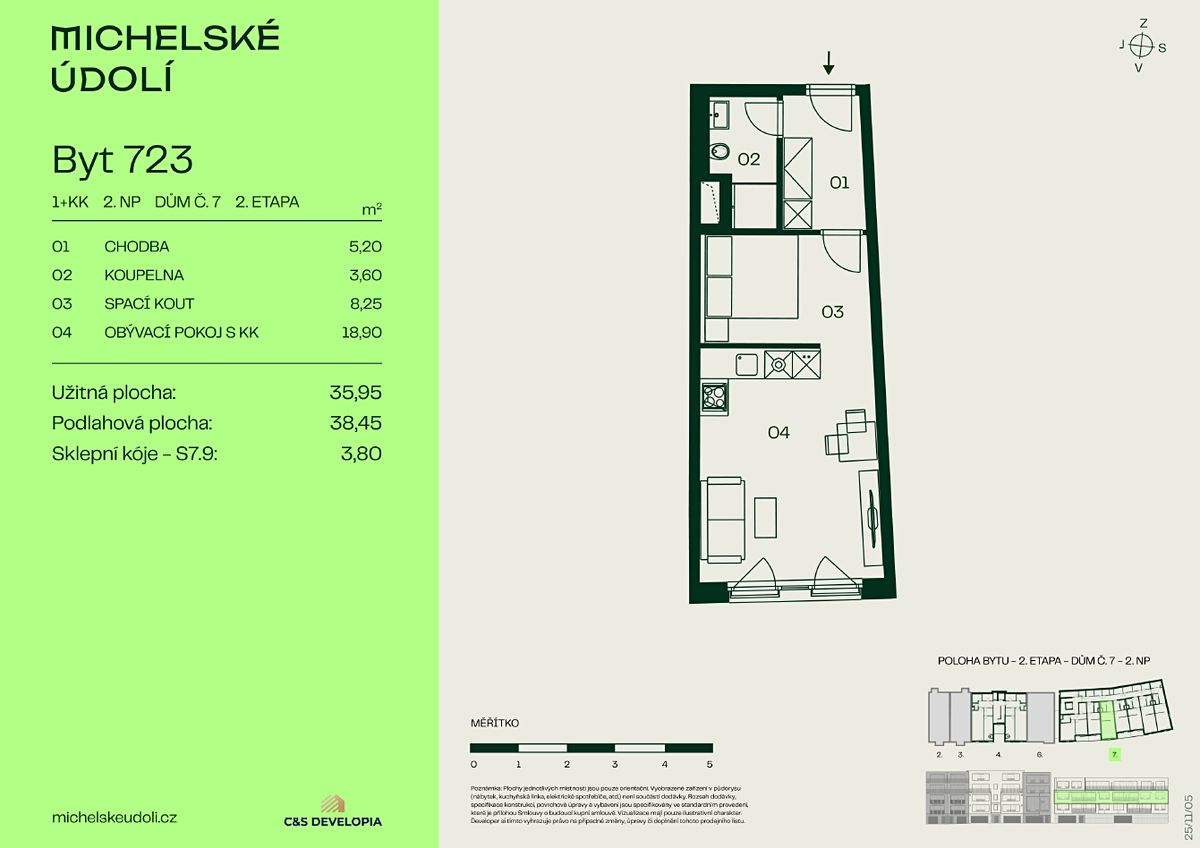 Prodej bytu 1+kk 38 m² – fotografie 4