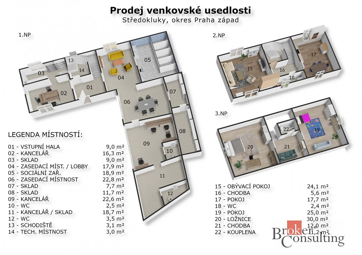Prodej rodinného domu 579 m², pozemek 1059 m² – fotografie 3