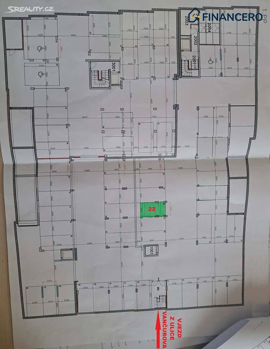 Prodej garážového stání 11 m² – pohled 4
