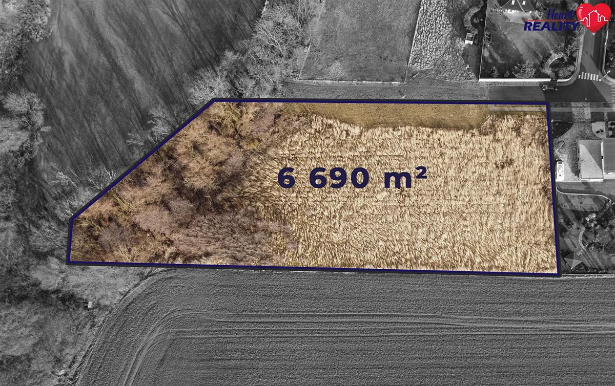 Prodej stavebního pozemku 6690 m² – fotografie 3