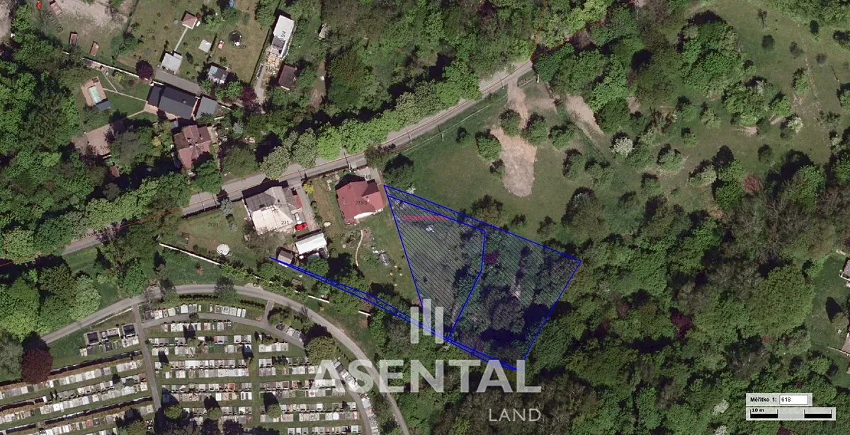 Prodej stavebního pozemku 2676 m²
