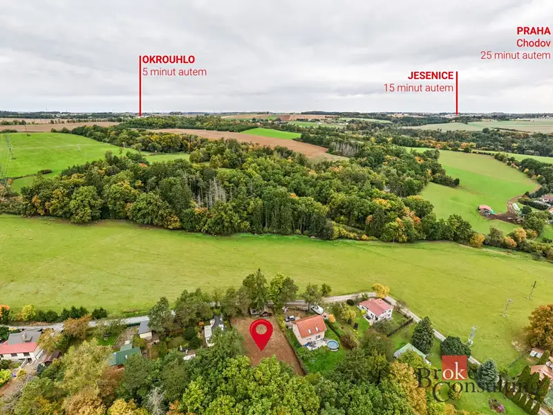 Prodej stavebního pozemku 783 m², Okrouhlo – náhled fotky 1