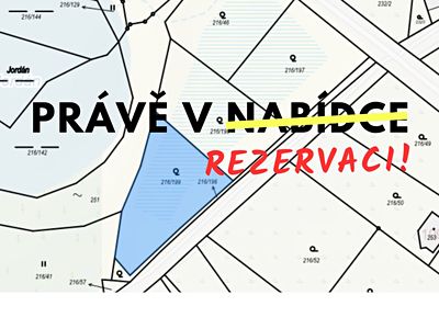 Prodej stavebního pozemku 1061 m²