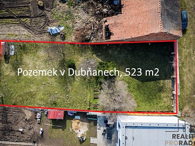 Prodej  stavebního pozemku 523 m²