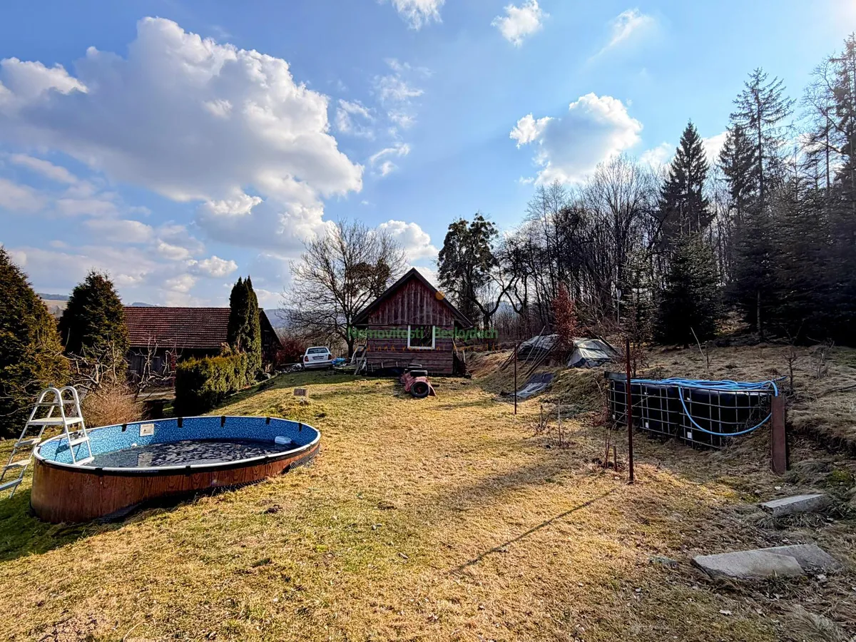 Prodej chaty 30 m², pozemek 3387 m²