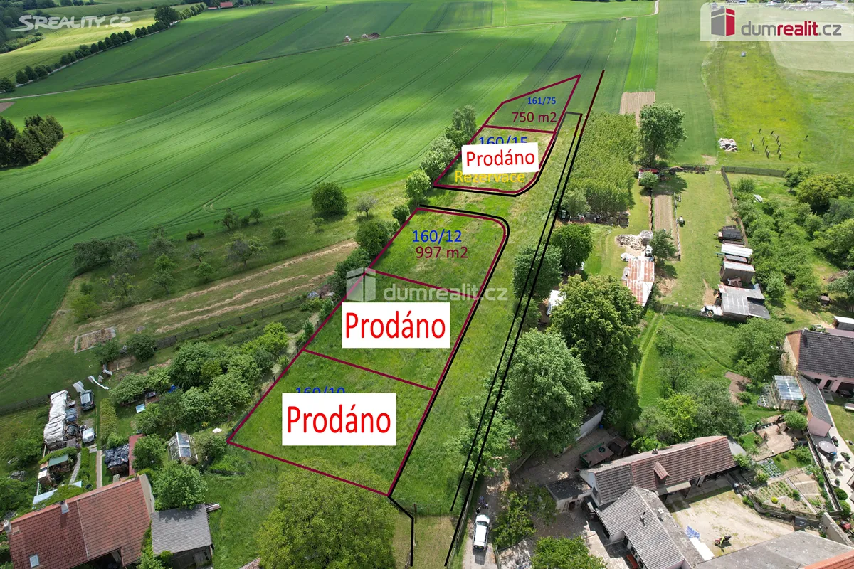 Prodej stavebního pozemku 971 m², Ruda