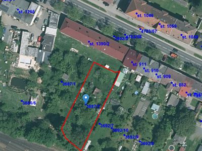 Prodej zahrady 1178 m²