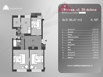 Prodej bytu 3+1 97 m² — photo 4