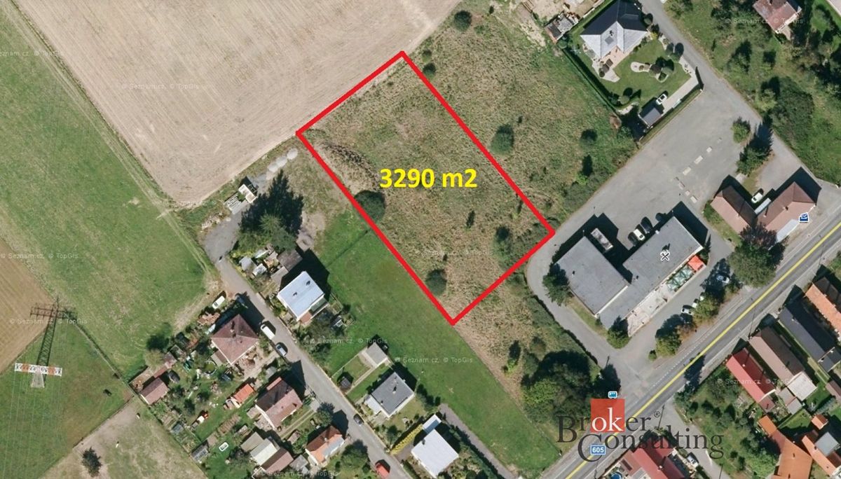 Prodej komerčního pozemku 3290 m², Svojkovice – fotka 1 z 3