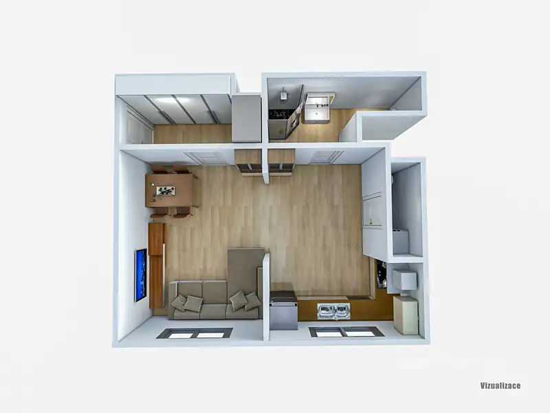 Prodej bytu 1+1 42 m², Vyškov – náhled fotky 2
