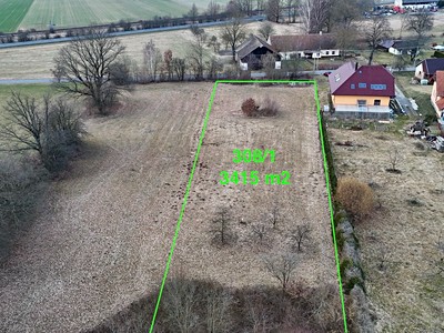 Prodej  stavebního pozemku 3 415 m²