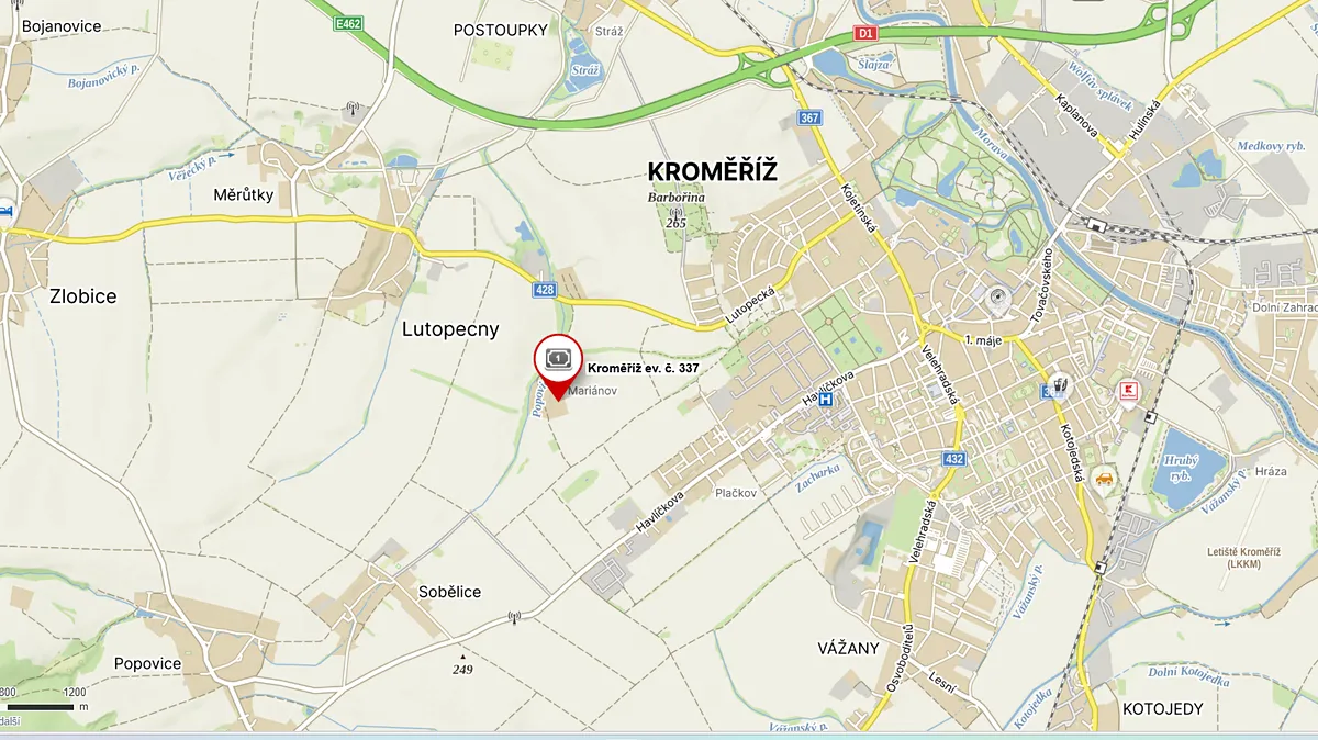 Prodej chaty 24 m², pozemek 400 m²