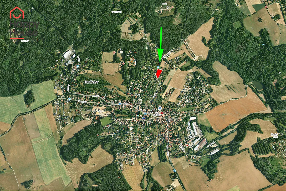Prodej stavebního pozemku 2875 m²