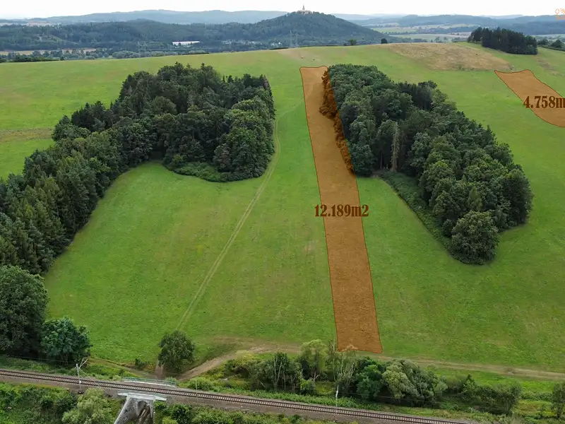 Prodej pole 44796 m², Srby – náhled fotky 1